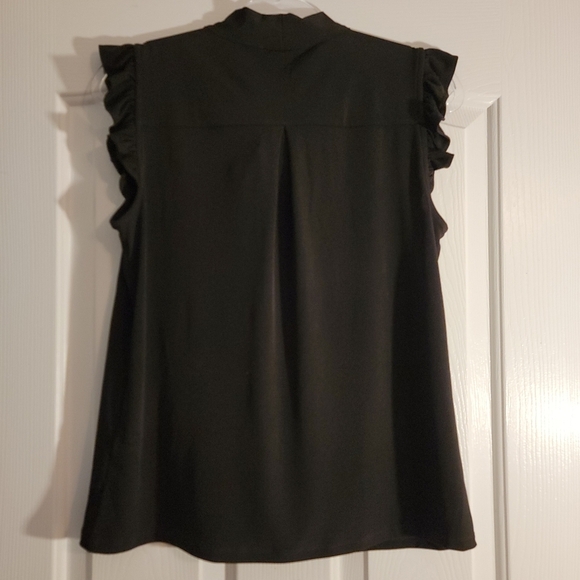 Calvin Klein tie front sleeveless top - Picture 2 of 4